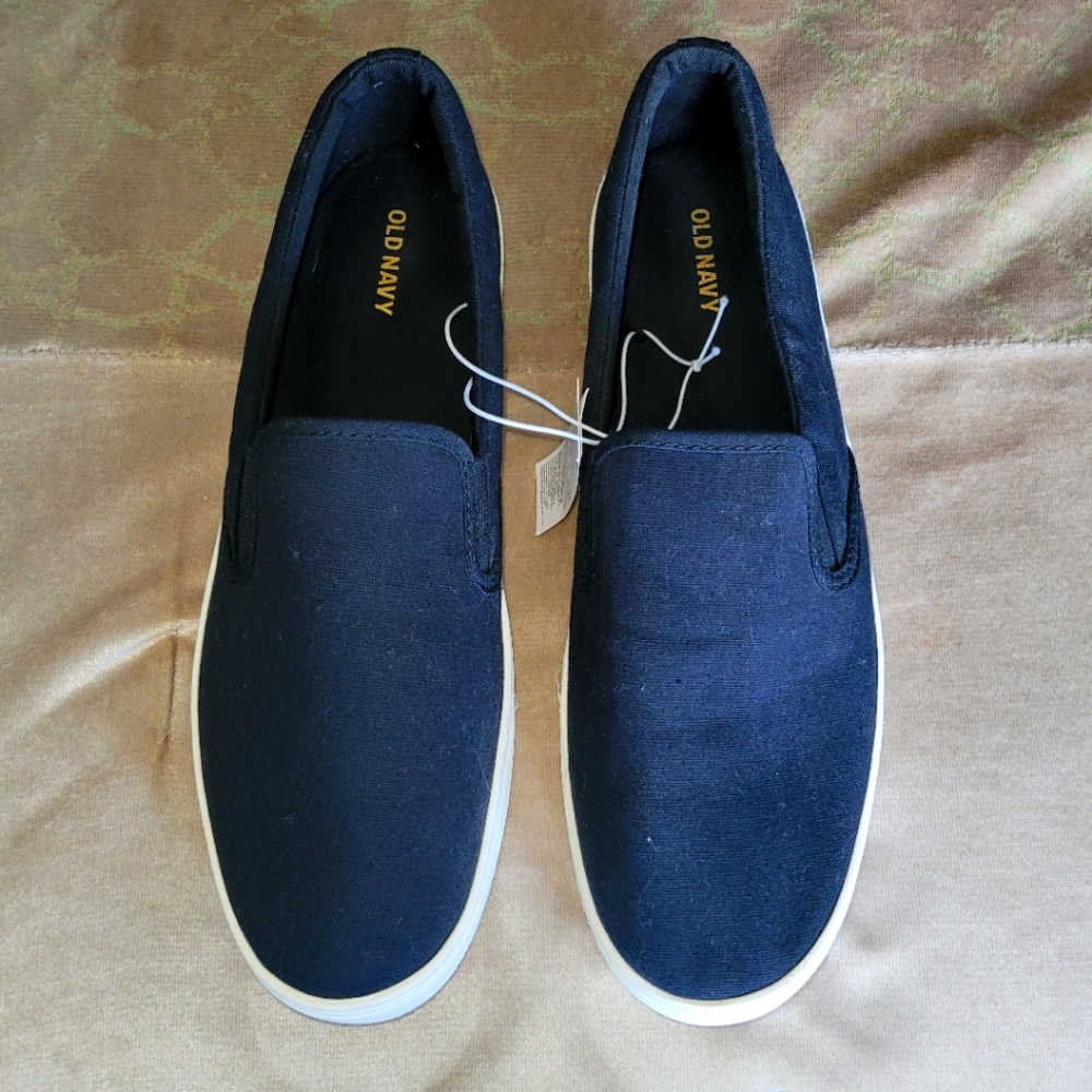Brand New Old Navy Black Slip-on Sneakers